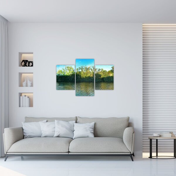 Slika - jezero (90x60 cm)