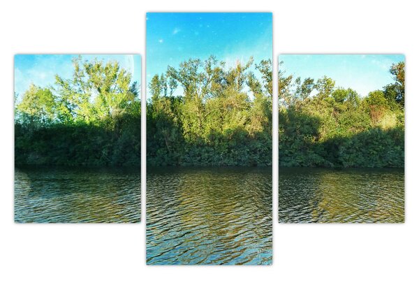 Slika - jezero (90x60 cm)