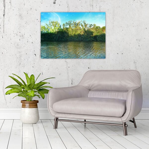 Slika - jezero (70x50 cm)