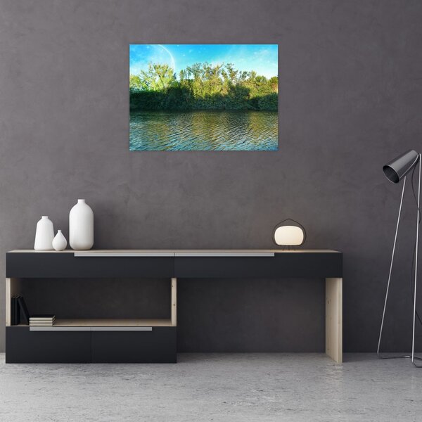 Slika - jezero (70x50 cm)