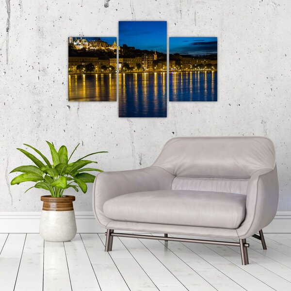 Slika noćnog grada (90x60 cm)