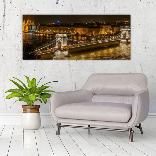 Slika noćnog grada (120x50 cm)
