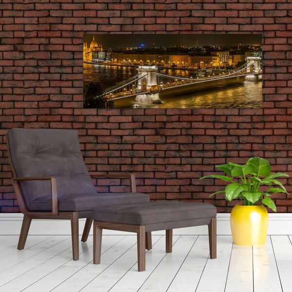 Slika noćnog grada (120x50 cm)