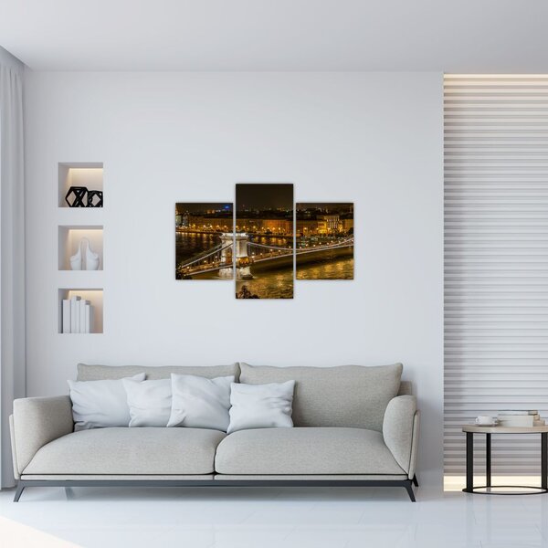 Slika noćnog grada (90x60 cm)