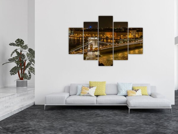 Slika noćnog grada (150x105 cm)