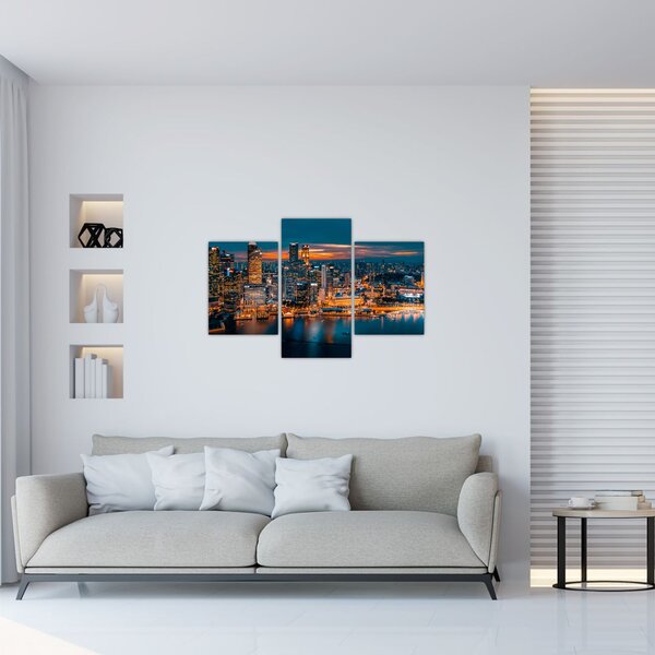 Slika noćnog grada (90x60 cm)