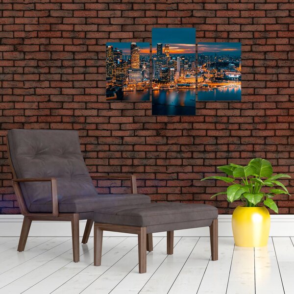 Slika noćnog grada (90x60 cm)