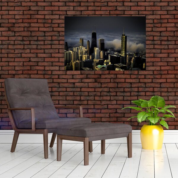 Slika grada u oblacima (90x60 cm)