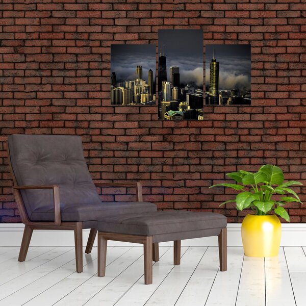Slika grada u oblacima (90x60 cm)