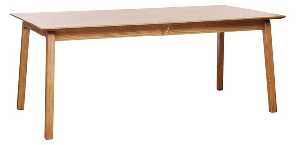 Proširiv blagovaonski stol s pločom stola u dekoru hrasta 95x190 cm Bari – Unique Furniture