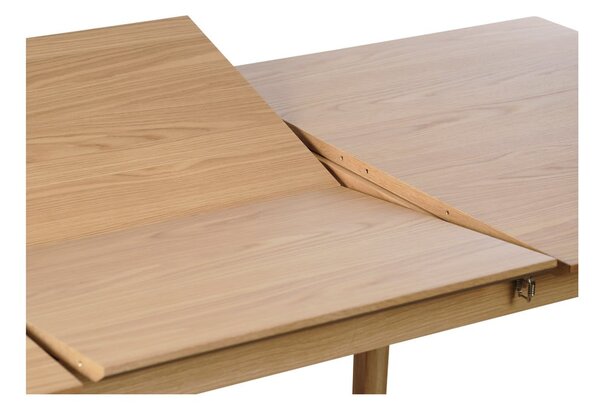 Proširiv blagovaonski stol s pločom stola u dekoru hrasta 95x190 cm Bari – Unique Furniture