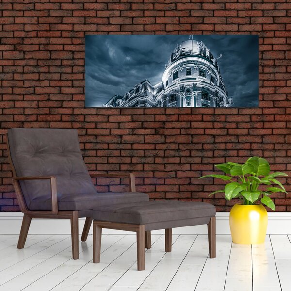 Slika arhitekture u tami (120x50 cm)