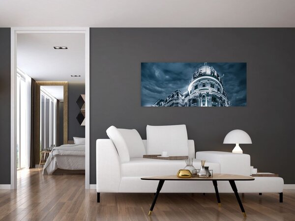 Slika arhitekture u tami (120x50 cm)