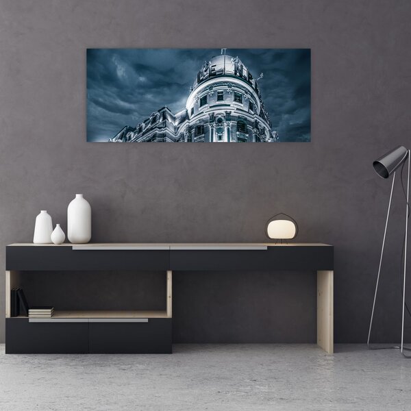 Slika arhitekture u tami (120x50 cm)