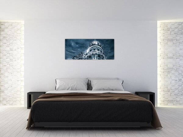 Slika arhitekture u tami (120x50 cm)