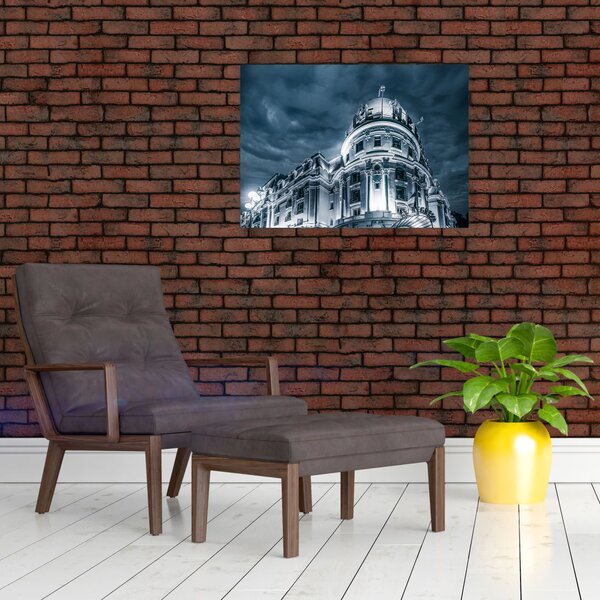 Slika arhitekture u tami (70x50 cm)