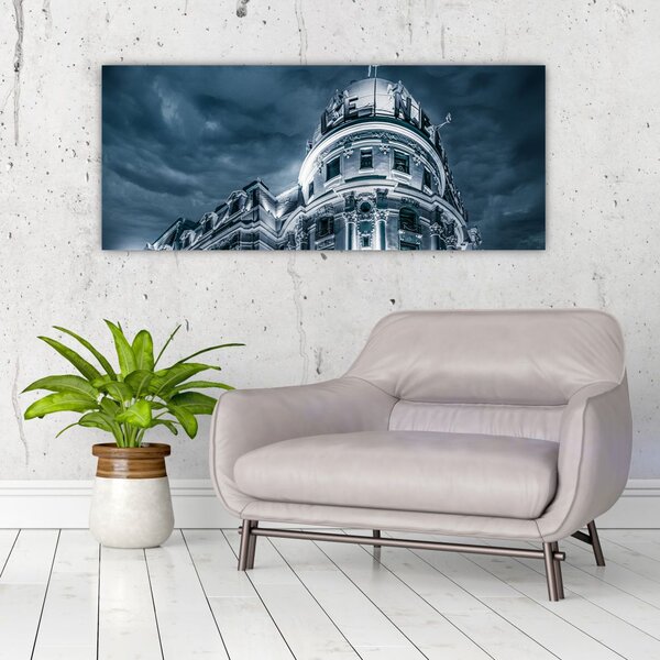 Slika arhitekture u tami (120x50 cm)