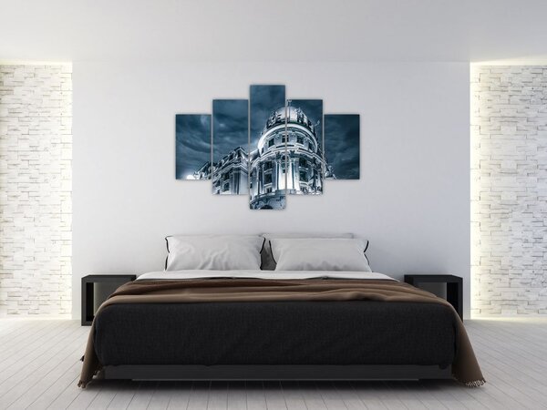 Slika arhitekture u tami (150x105 cm)