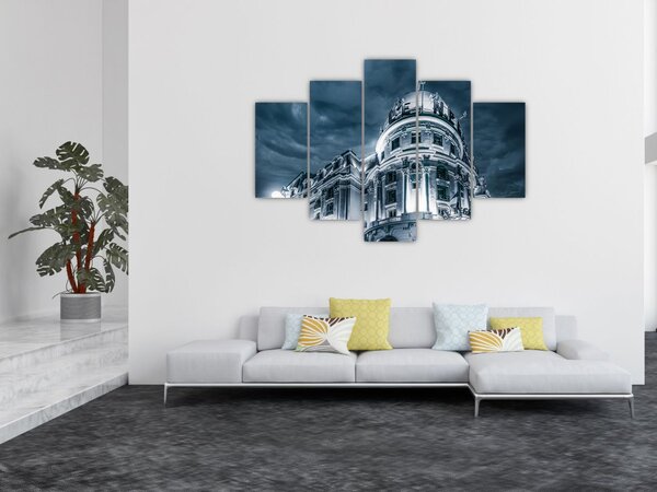 Slika arhitekture u tami (150x105 cm)