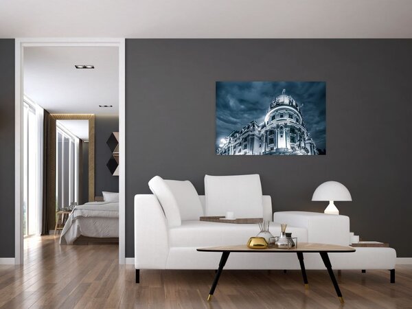 Slika arhitekture u tami (90x60 cm)