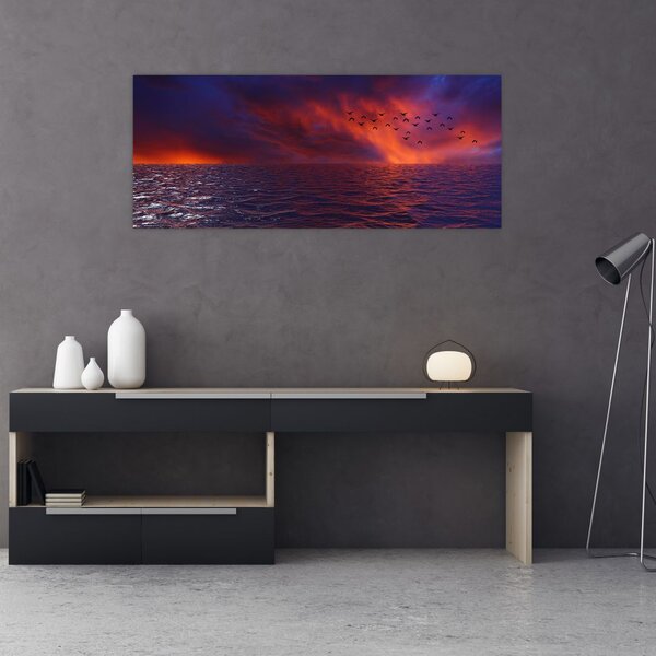 Slika mora s pticama (120x50 cm)