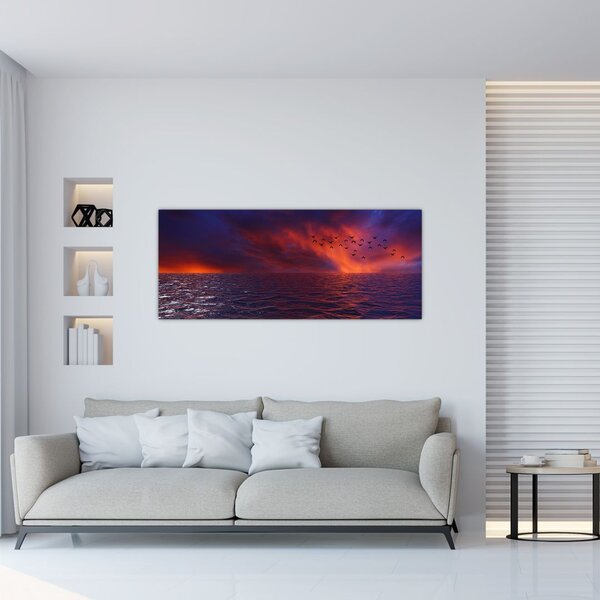 Slika mora s pticama (120x50 cm)