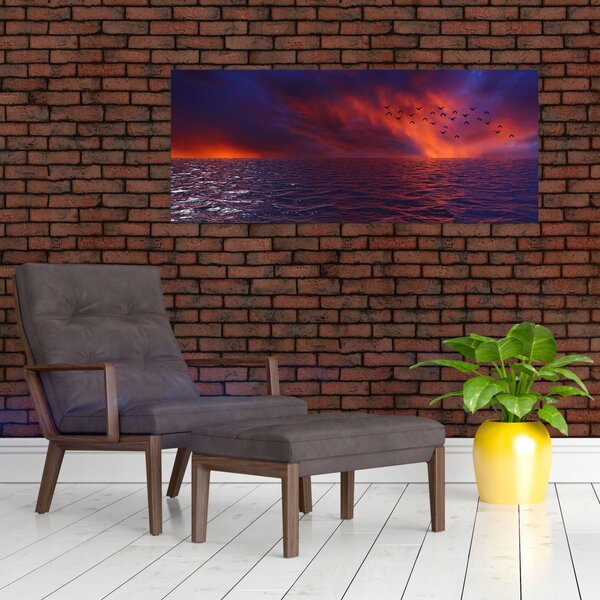 Slika mora s pticama (120x50 cm)