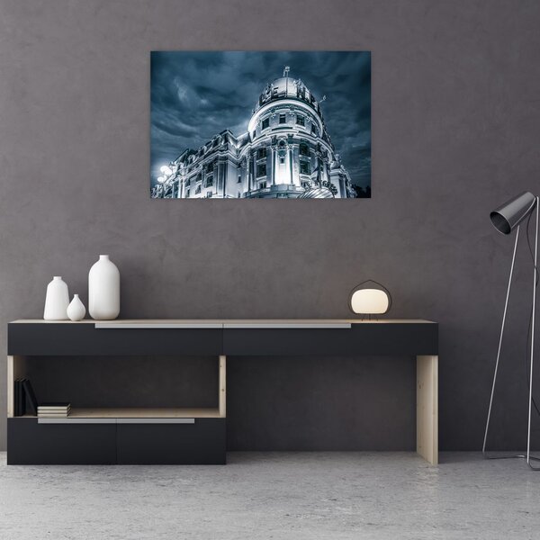 Slika arhitekture u tami (90x60 cm)