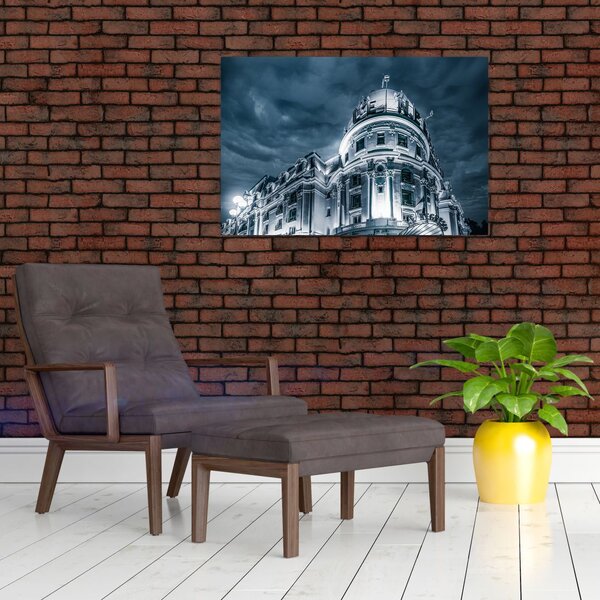 Slika arhitekture u tami (90x60 cm)