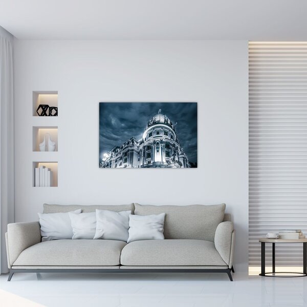 Slika arhitekture u tami (90x60 cm)