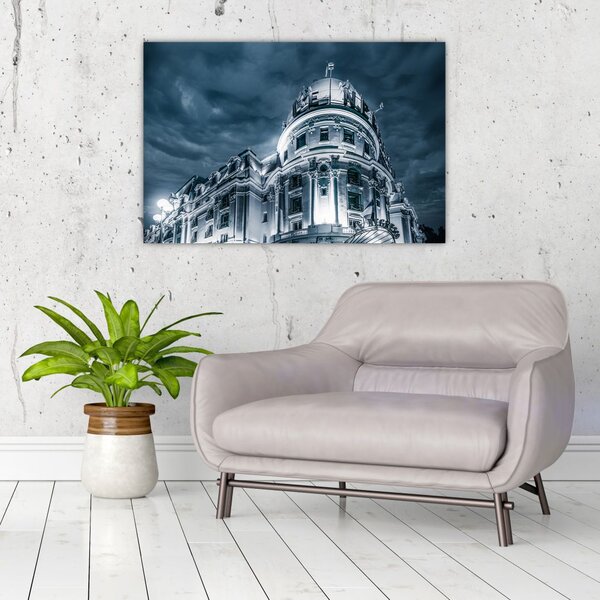 Slika arhitekture u tami (90x60 cm)