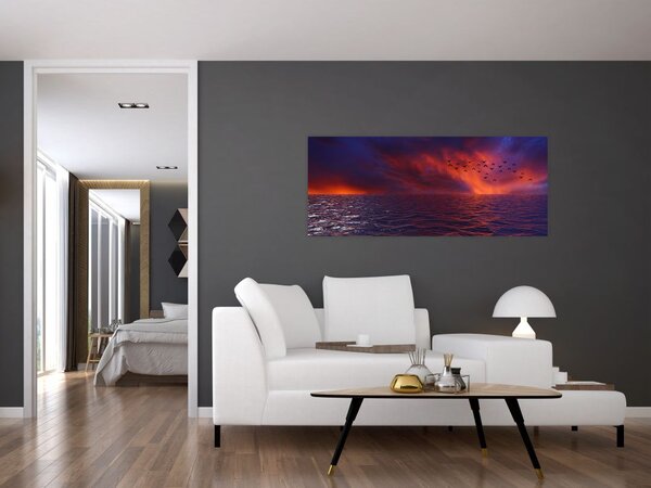 Slika mora s pticama (120x50 cm)
