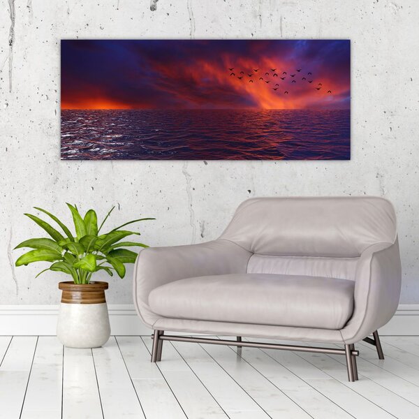 Slika mora s pticama (120x50 cm)