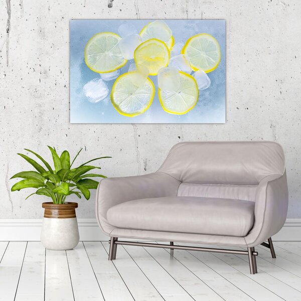 Slika limuna u ledu (90x60 cm)