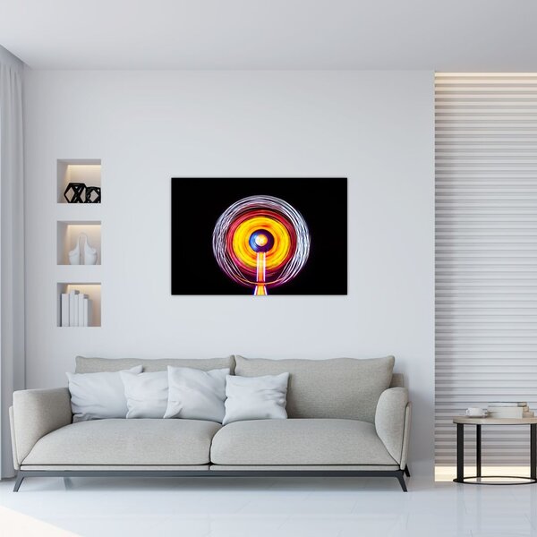 Slika svjetala u krugu (90x60 cm)