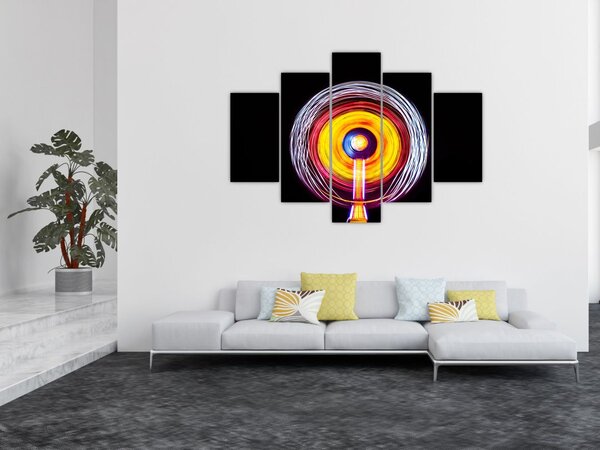 Slika svjetala u krugu (150x105 cm)