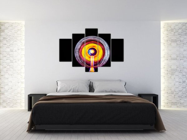 Slika svjetala u krugu (150x105 cm)