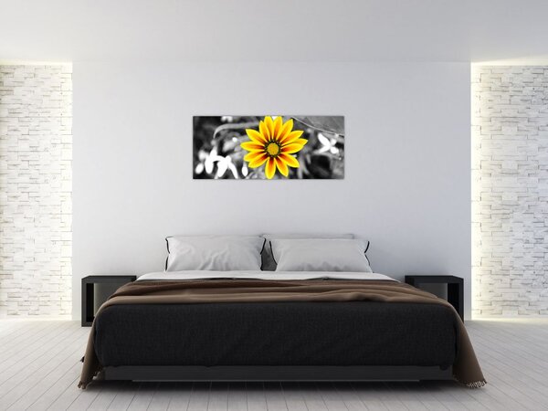 Slika žutog cvijeta (120x50 cm)