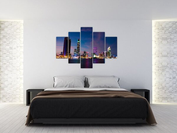 Slika noćnog grada (150x105 cm)