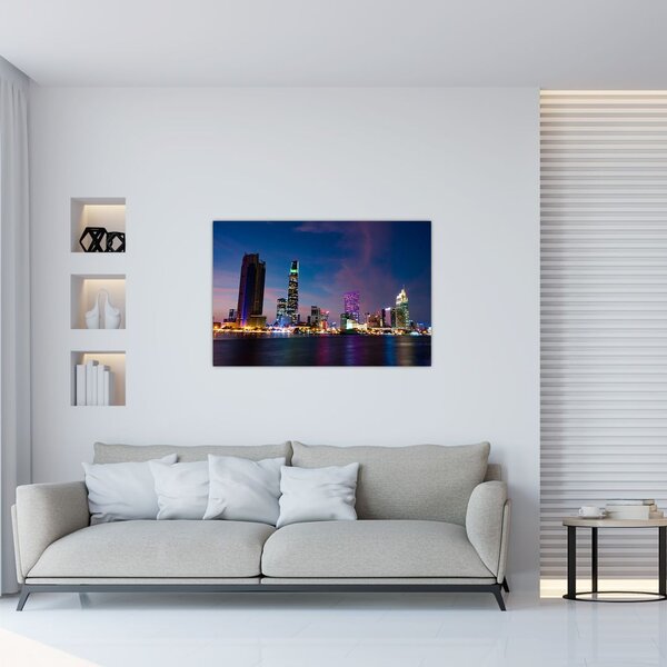 Slika noćnog grada (90x60 cm)