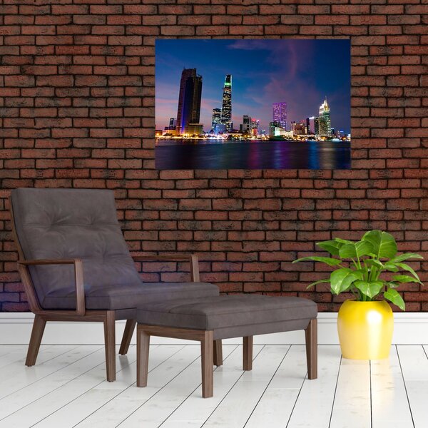 Slika noćnog grada (90x60 cm)