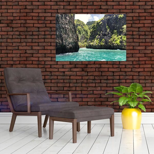 Slika planinske rijeke (90x60 cm)