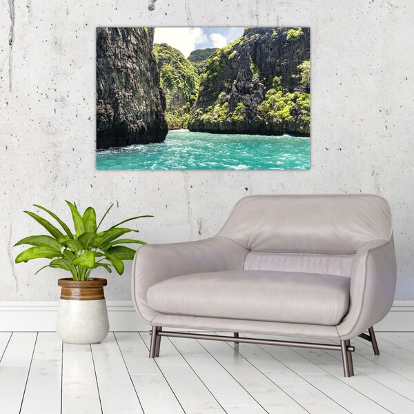 Slika planinske rijeke (90x60 cm)