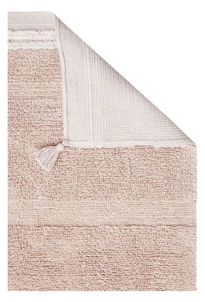 Svijetlo ružičasti periv/ručno rađen pamučan tepih 90x130 cm Bloom Rose – Lorena Canals