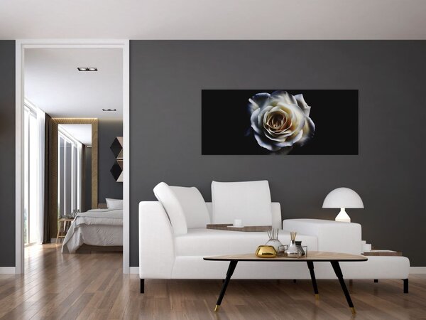 Slika bijele ruže (120x50 cm)