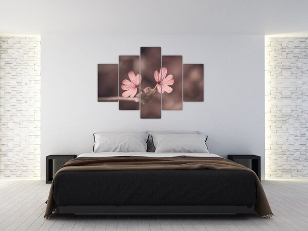 Slika ružičastog cvijeta (150x105 cm)