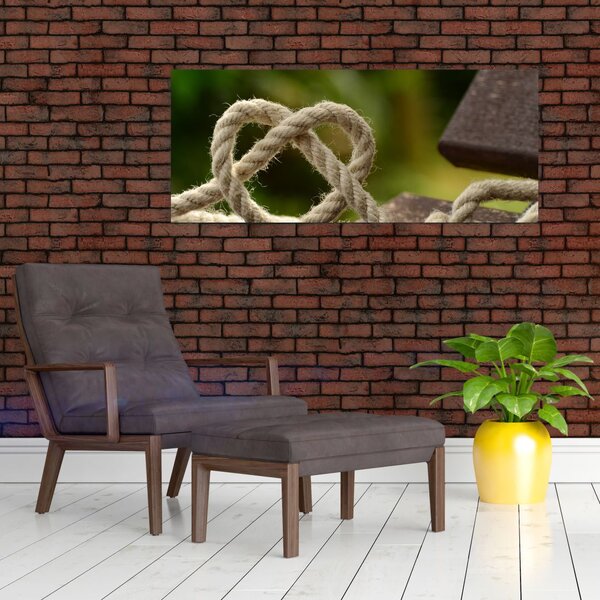 Slika srca od užeta (120x50 cm)