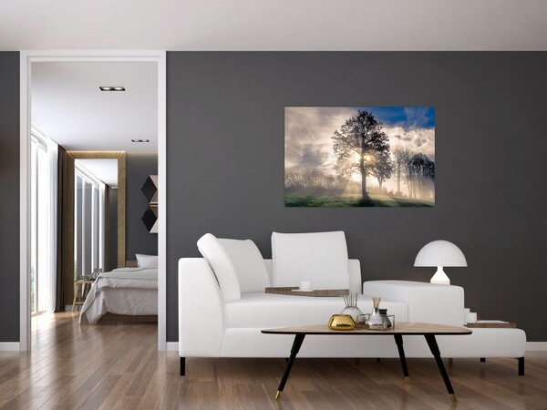 Slika drveta u magli (90x60 cm)