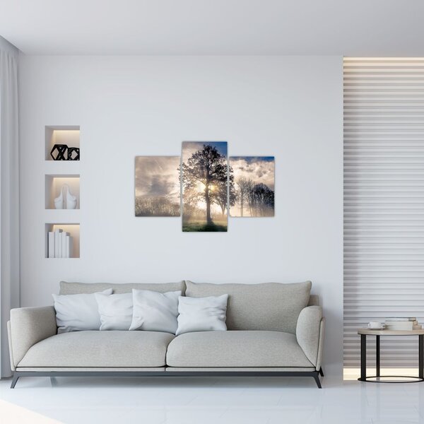 Slika drveta u magli (90x60 cm)