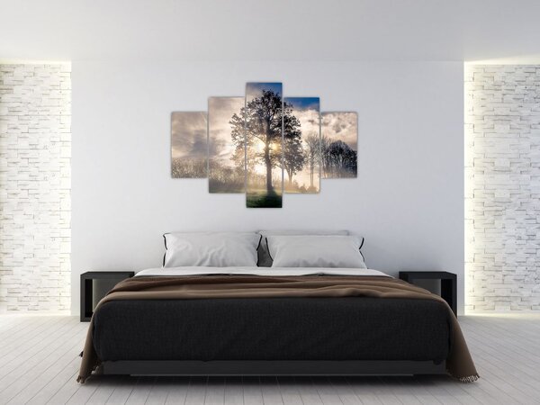 Slika drveta u magli (150x105 cm)